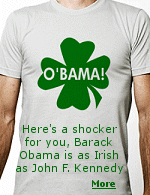 Obama's ancestors lived in Moneygall, Ireland.
